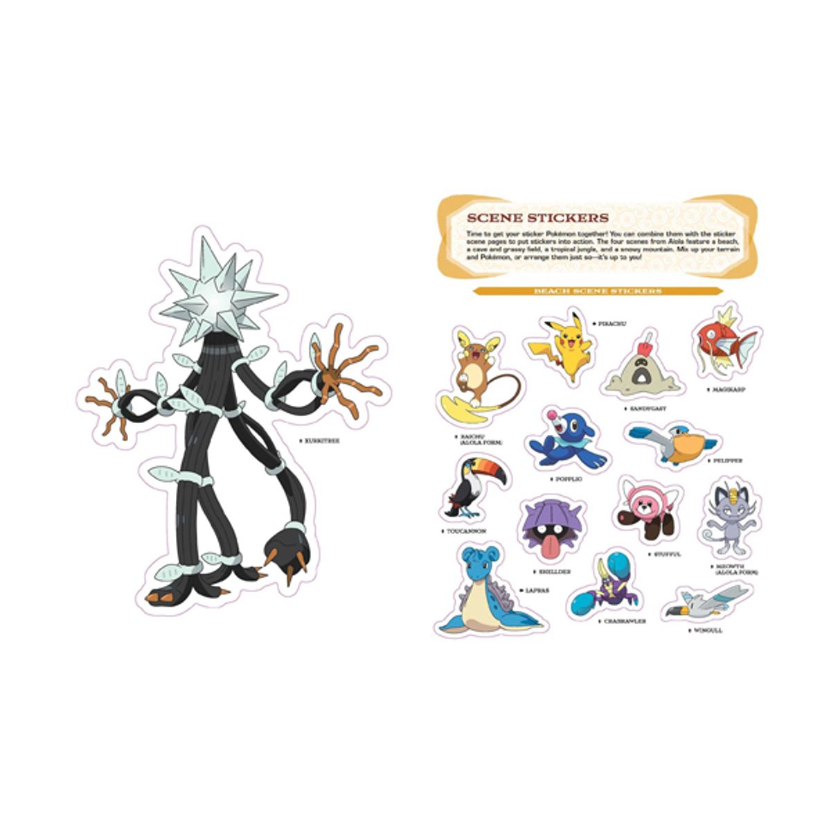 POKEMON - LIBRO POKEMON ALOLA sticker collection