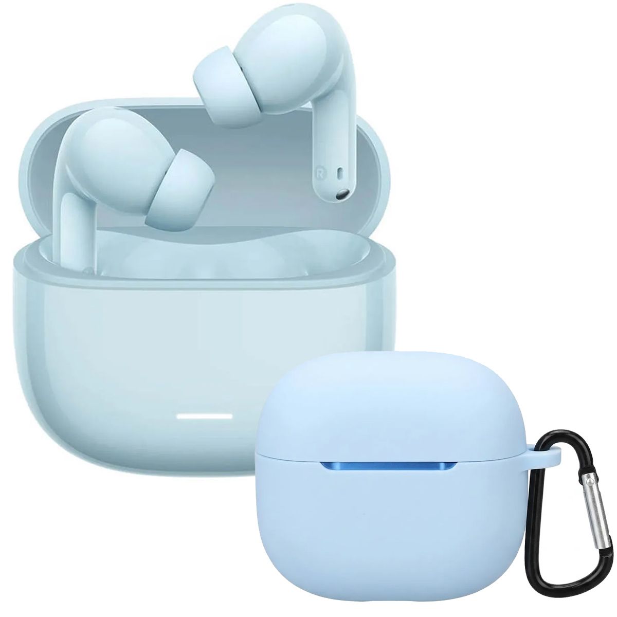 XIAOMI - Audífonos Redmi Buds 8 Lite + Case Protector Celeste
