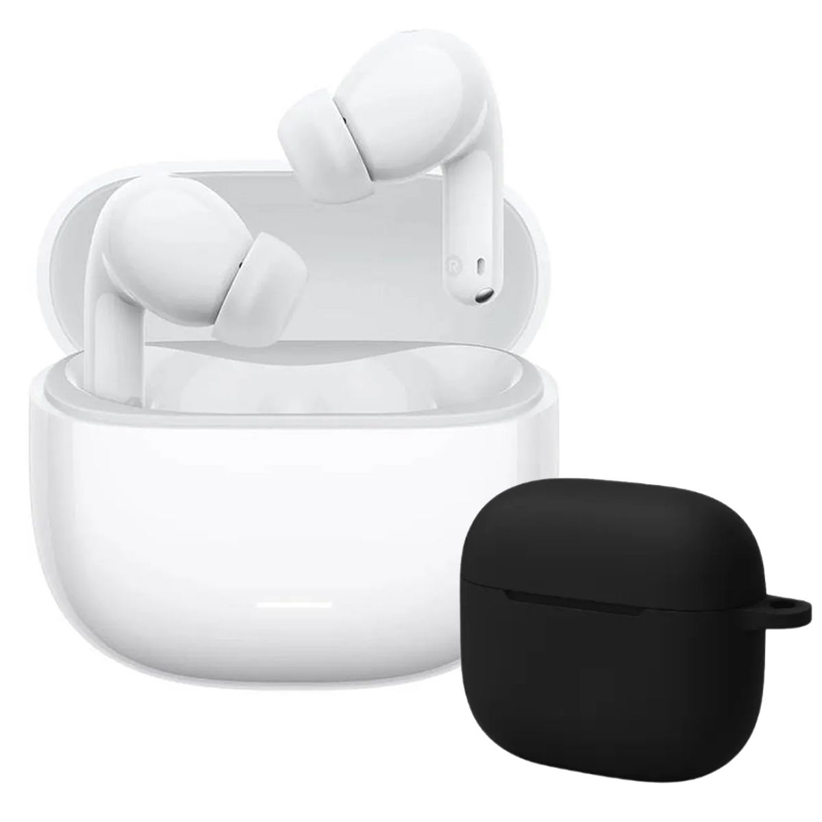XIAOMI - Audífonos Redmi Buds 8 Lite Blanco + Case Protector Negro