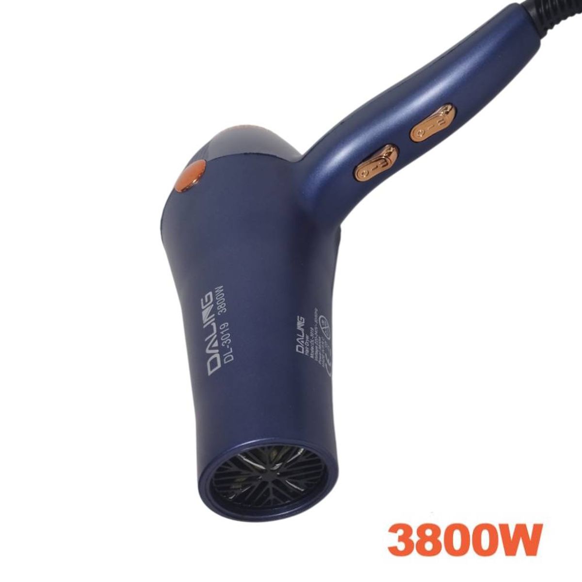 GENERICO - Secadora de Cabello DALING DIFUSOR 2800 w