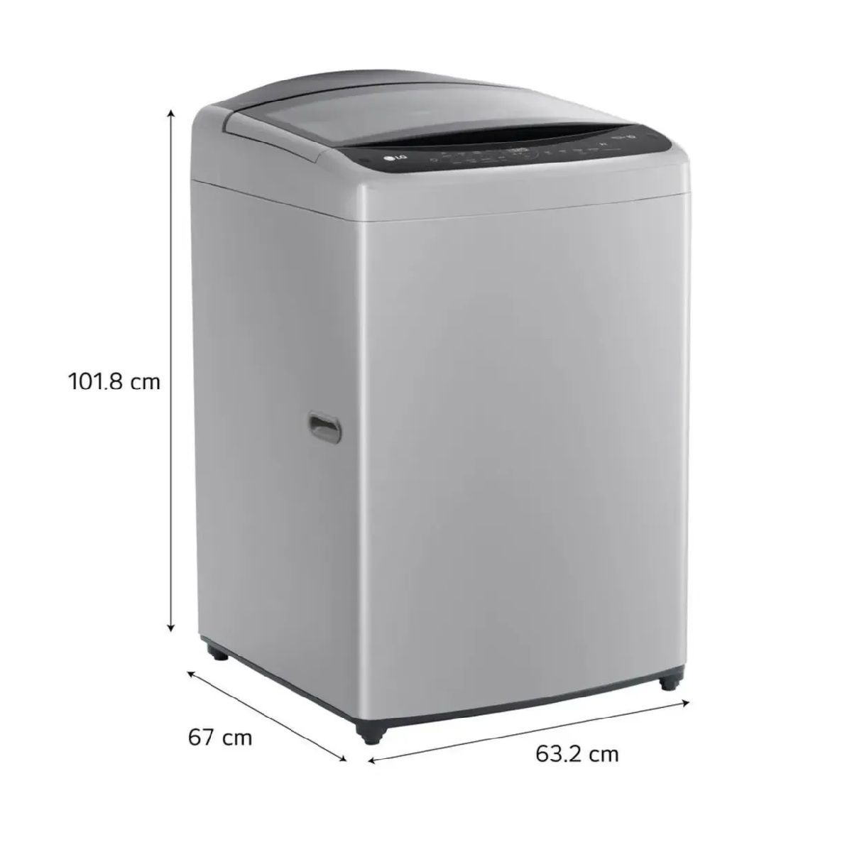 LG - LAVADORA LG 19 KG CARGA SUPERIOR CON AI DD GRIS WT19DV6T