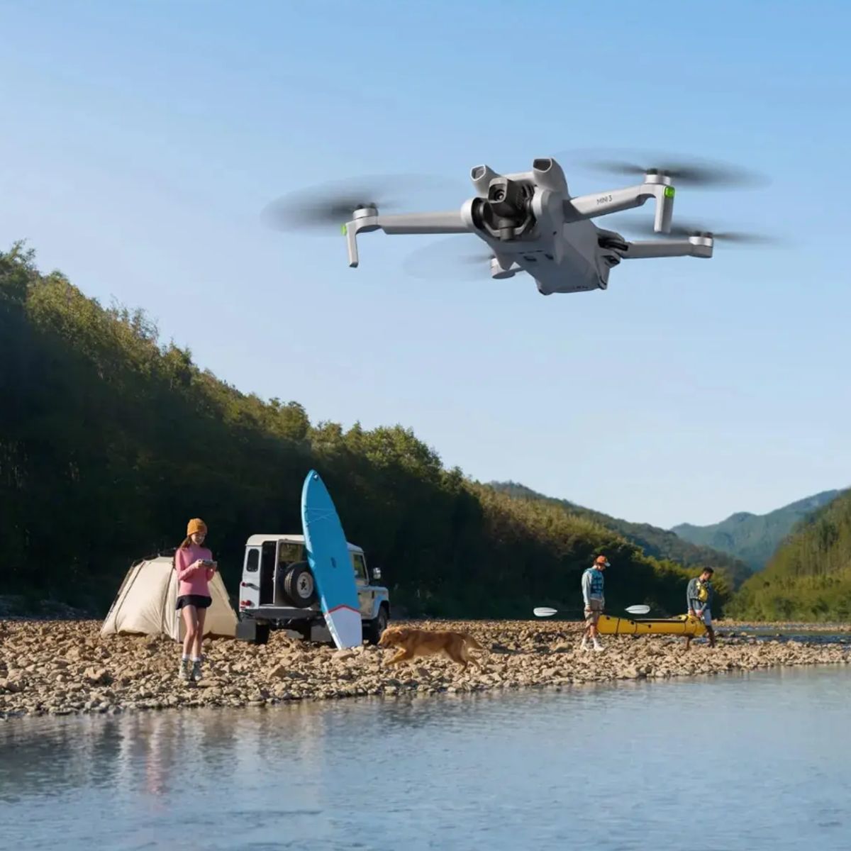 DJI - Dron Mini 3 para fotografía con control remoto DJI RC‑N1