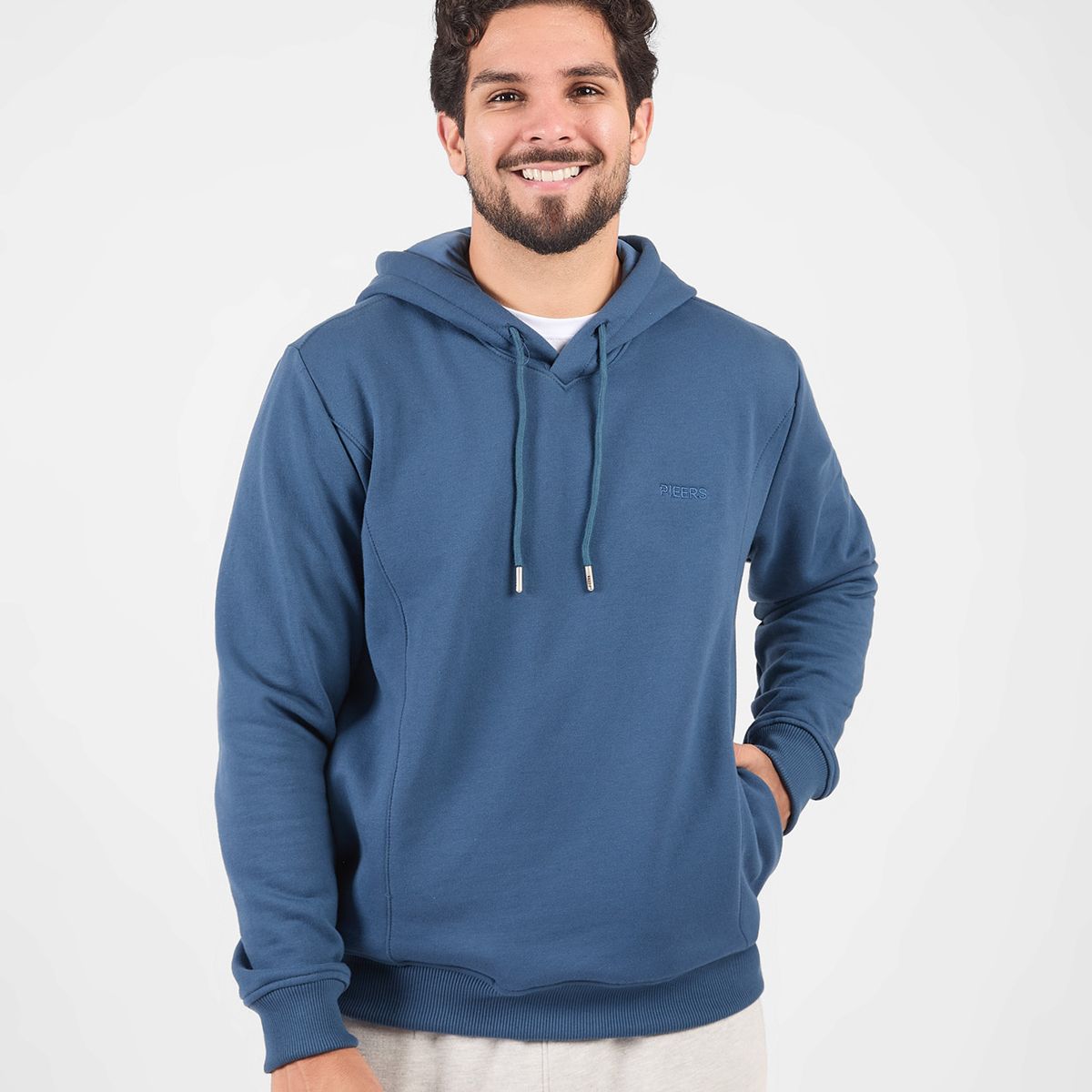 PIEERS - Polera Regular Fit Manga Larga Hombre Dades