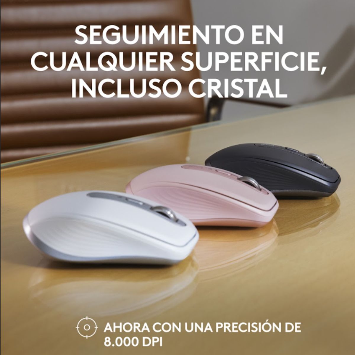 LOGITECH - Mouse Logitech Mx Anywhere 3S Wireless Bluetooth Blanco