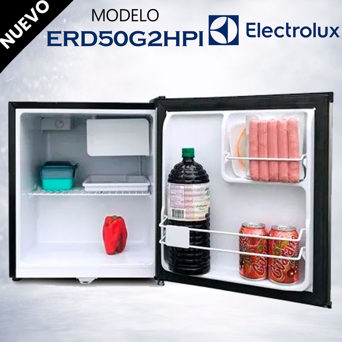 ELECTROLUX - Minibar Frost One Door Electrolux 47 Litros Silver - ERD50G2HPI