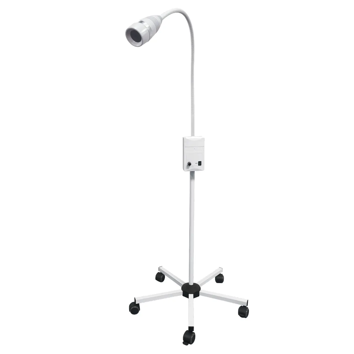GENERICO - Lámpara de Examen Médico LED 50000 Lux Rodable con Cuello Flexible
