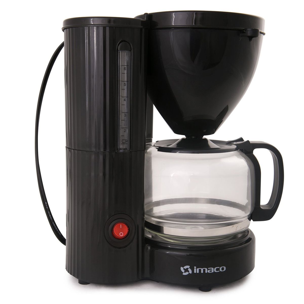 IMACO - Cafetera Eléctrica Imaco ICM608N 6 a 8 tazas negro