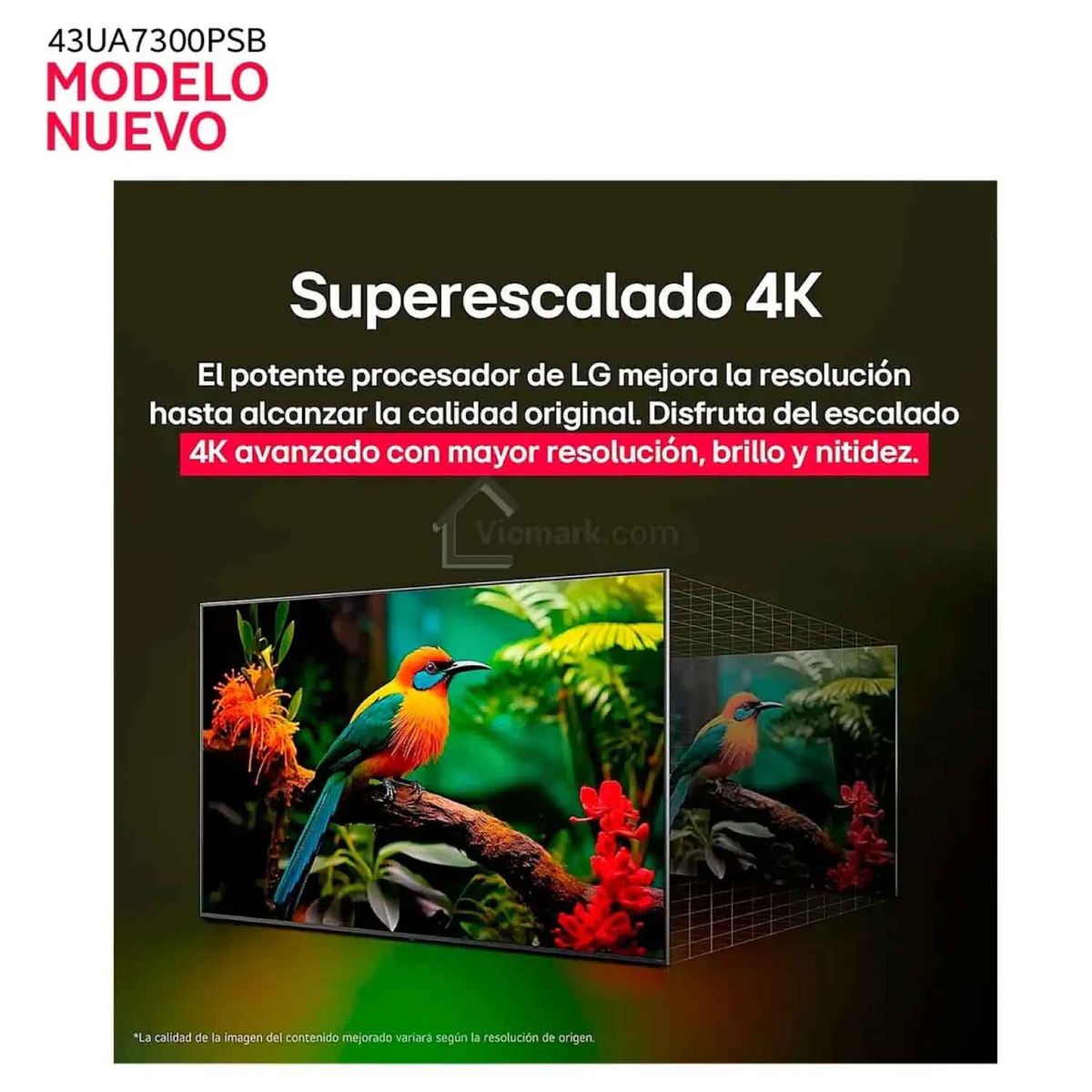 LG - Televisor Lg 43 Pulg Ultra HD 4K AI ThinQ 43UA7300PSB Modelo 2025 + Soundbar Samsung HW-B400F