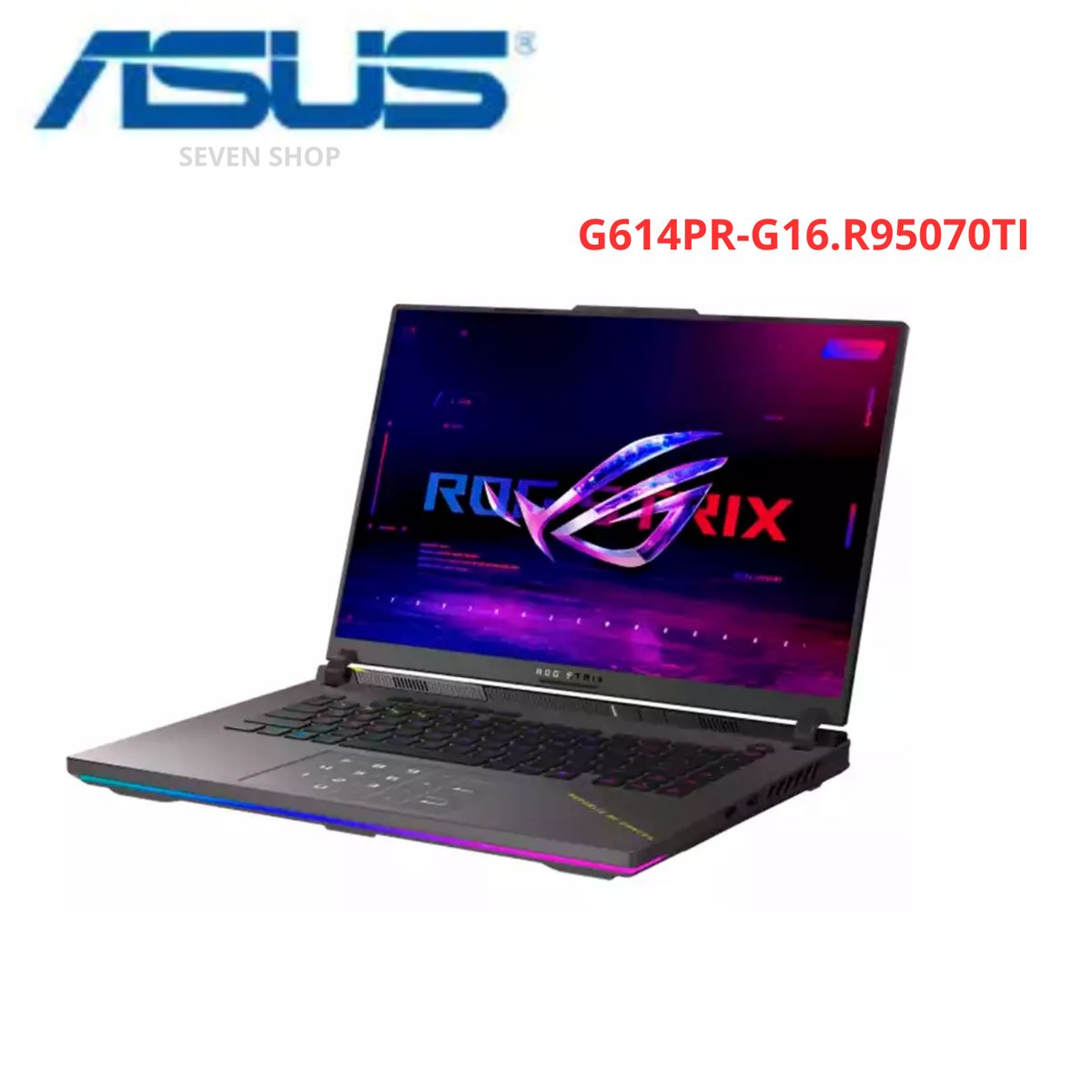 ASUS - Laptop Gamer ASUS ROG Strix G16 16", Ryzen 9 8940HX, 16GB RAM, 1TB SSD, RTX 5070 Ti 12GB, Windows 11