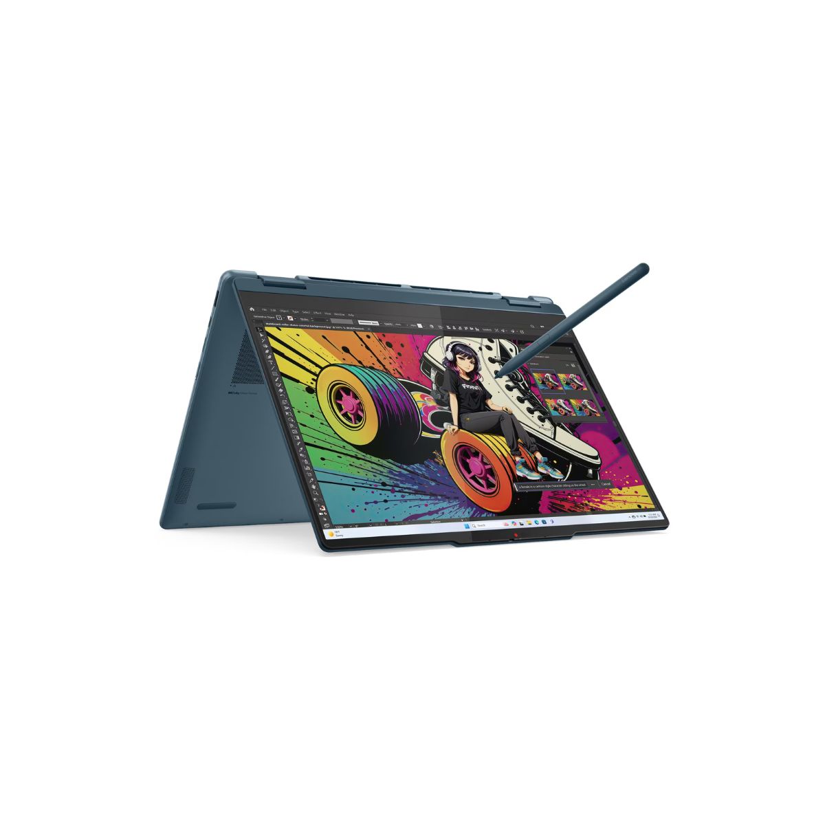 LENOVO - LAPTOP LENOVO YOGA 7 2-En-1 14" WQXGA+ OLED TACTIL RYZEN AI 7 350 RAM 32GB Disco 1TB SSD FreeDOS