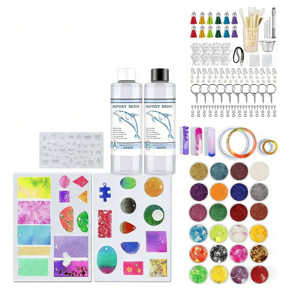 Kit De Fabricación De Joyas De Resina 239 Piezas Juego De, marca TOYUN TOYUN - Foto Principal
