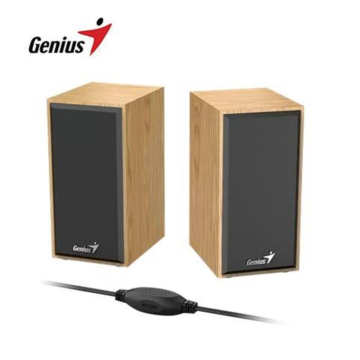 GENIUS - PARLANTE GENIUS SP-HF180 6W USB POWER PINE WOOD
