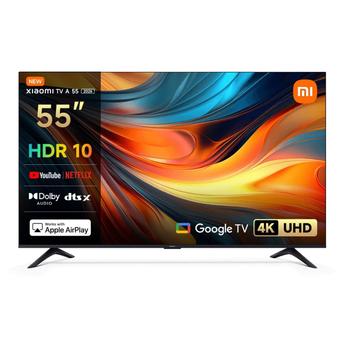 XIAOMI - Televisor Xiaomi 55" LED Smart UHD 4K TV A  Google TV 2026