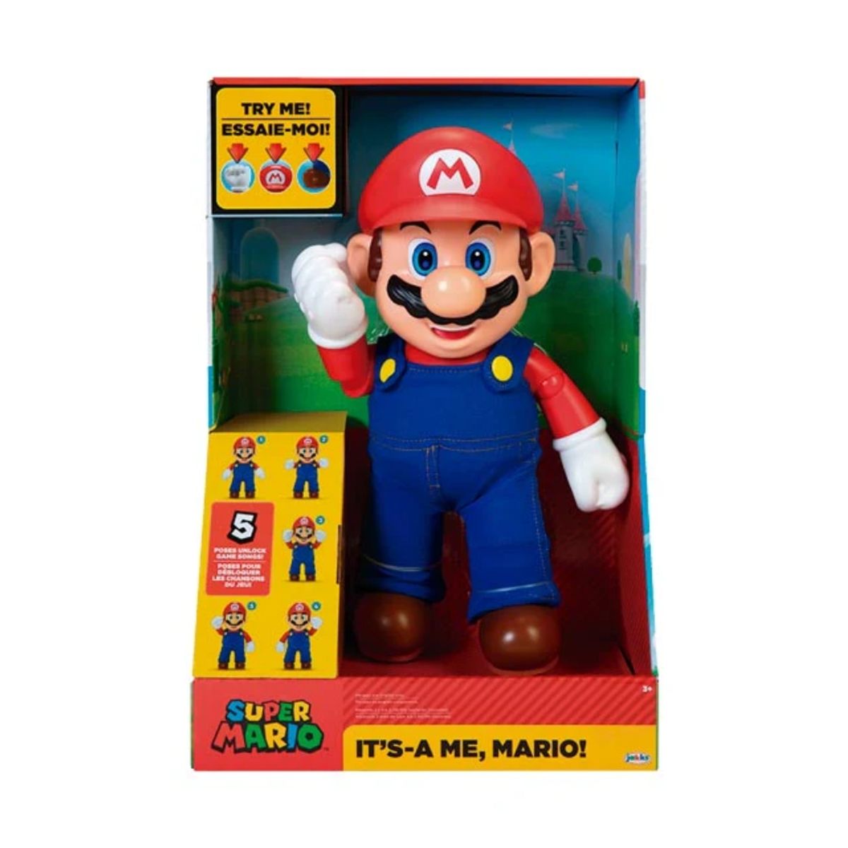 NINTENDO - Figura Articulada Interactiva Super Mario Bros Nintendo 30 cm