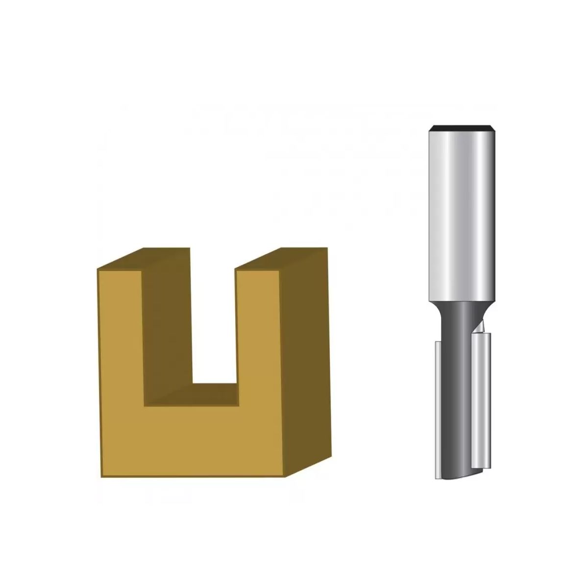 MAKITA - FRESA RECTA PARA RANURAS 14 x 12 CANAL 532 D-49133 - MAKITA