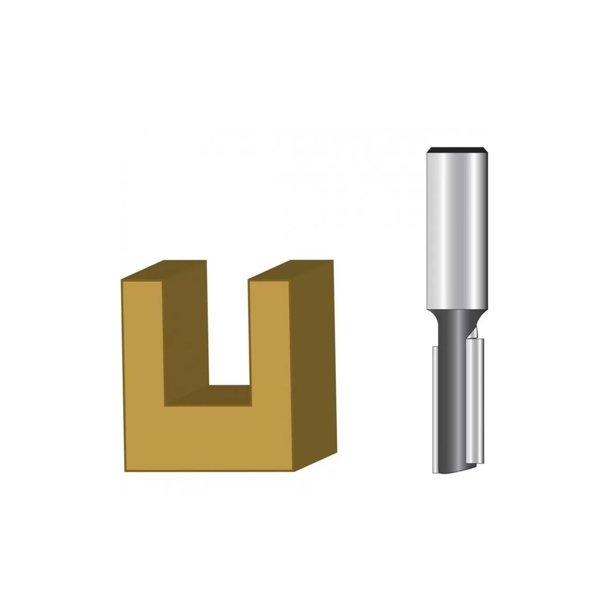 MAKITA - FRESA RECTA PARA RANURAS 14 x 12 CANAL 532 D-49133 - MAKITA