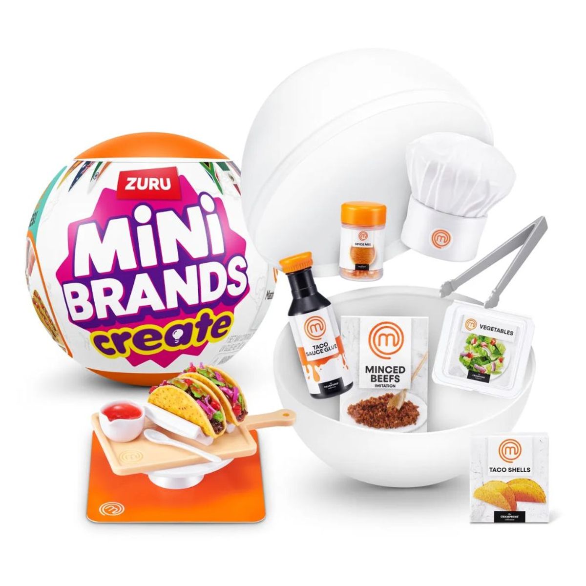 ZURU - Mini brands Cápsula Sorpresa Create Colección Master Chef