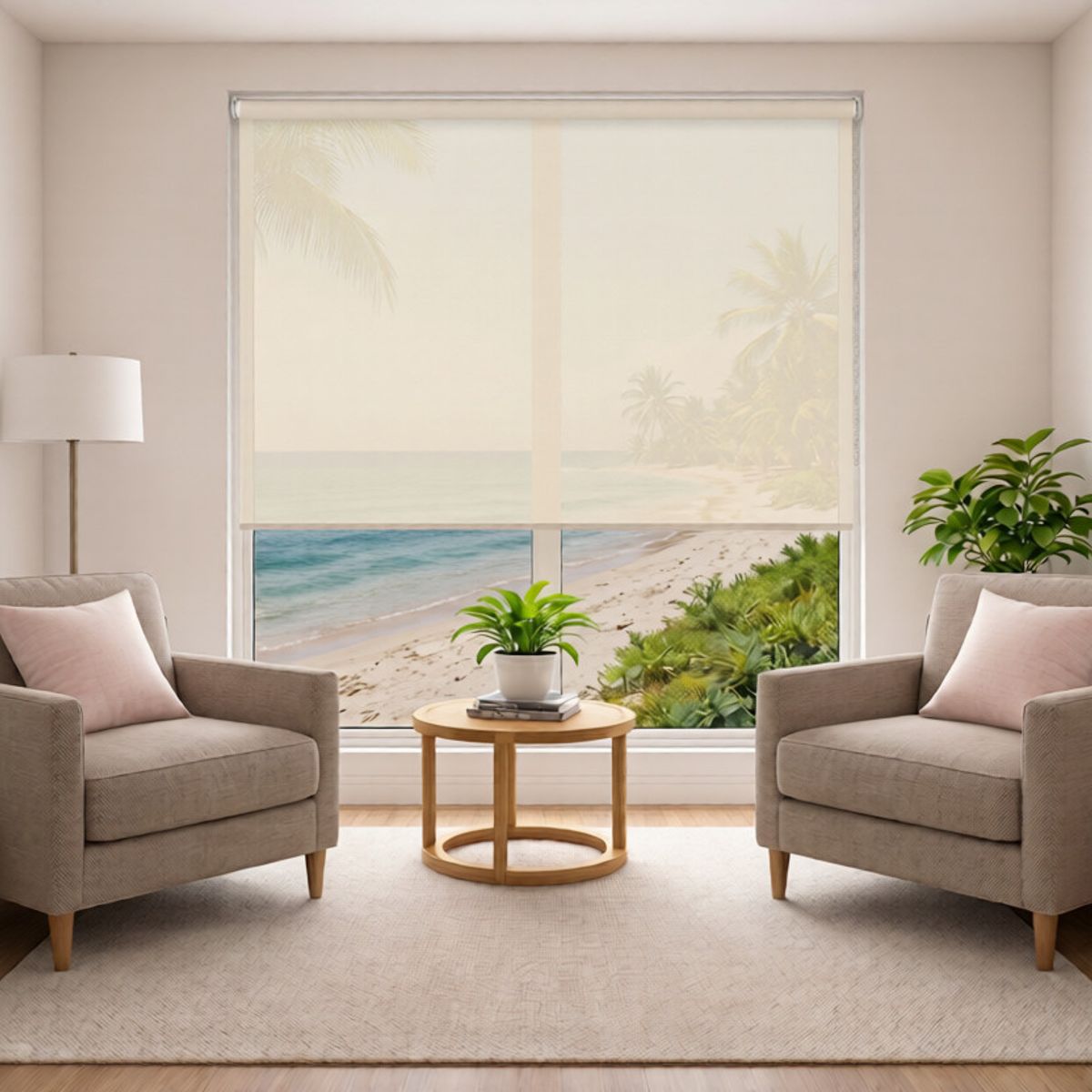 Roller Screen 5% Crema Ancho 180 x Alto 180 cm, marca DECOR HOUSE INTEGRALES SAC - Foto 2