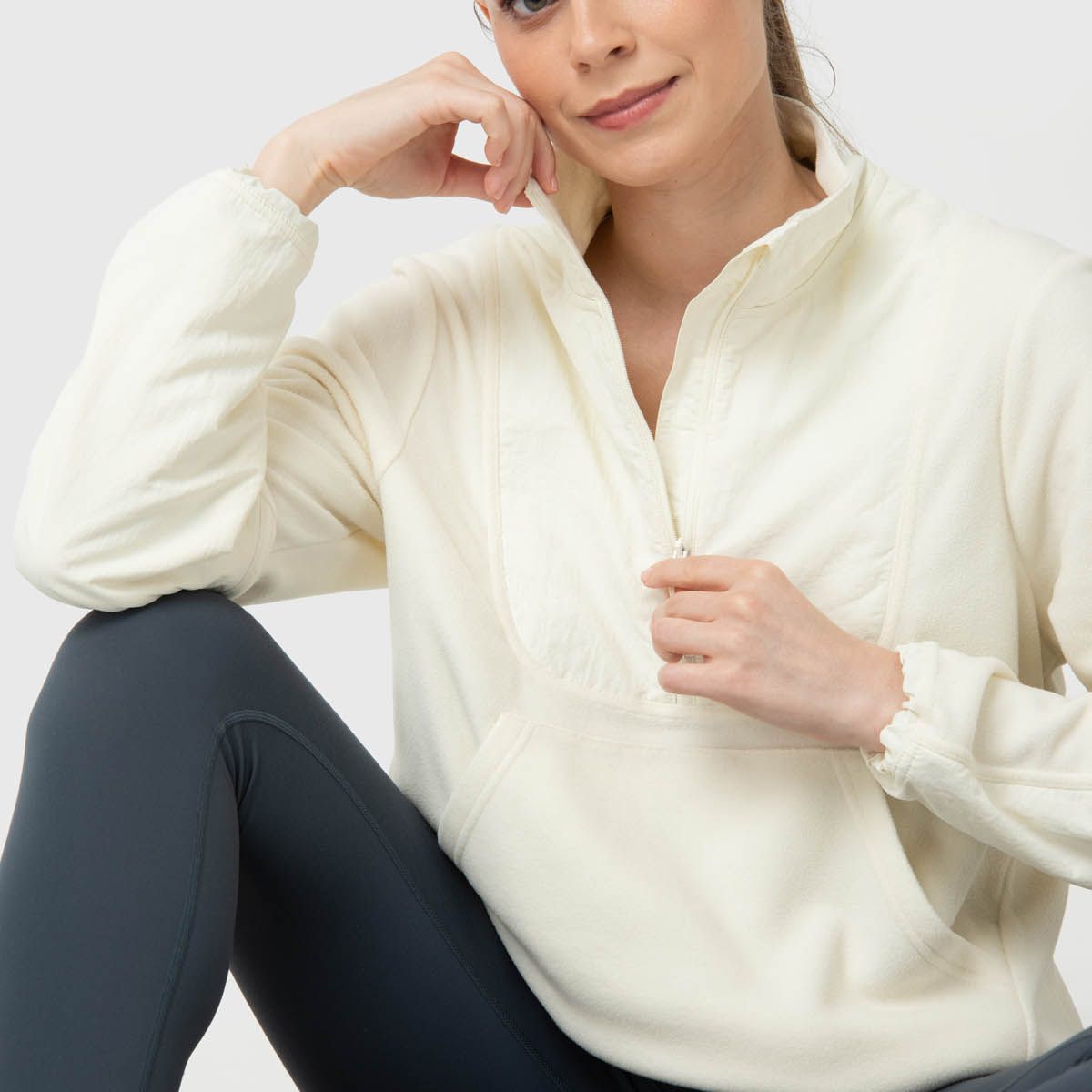 BSOUL - Polar Bsoul Mujer Mid Zip Blanco BSOUL