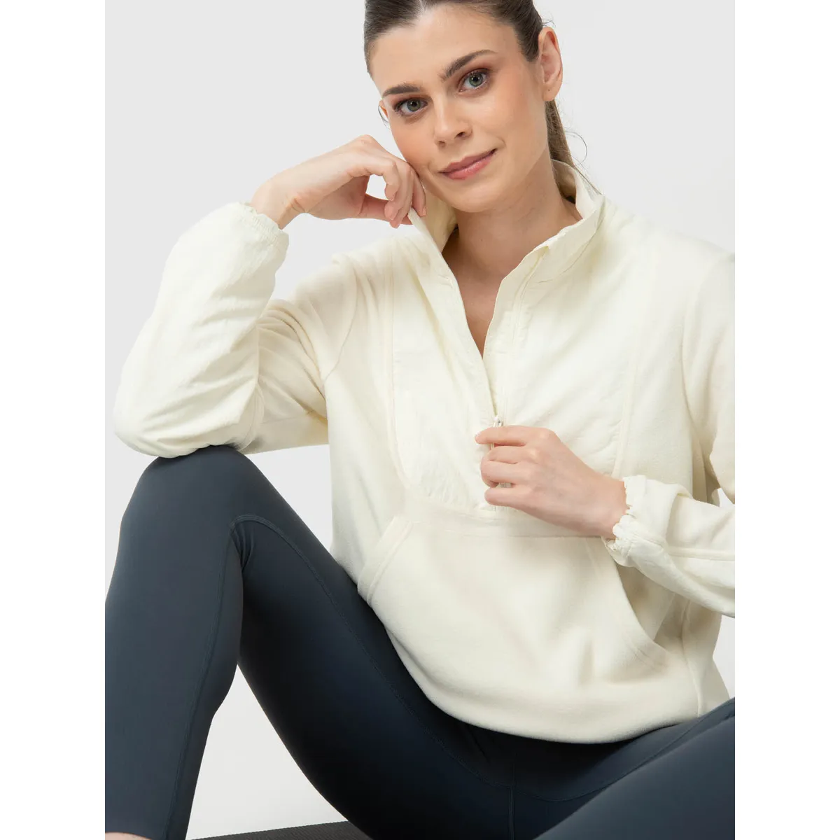 BSOUL - Polar Bsoul Mujer Mid Zip Blanco BSOUL