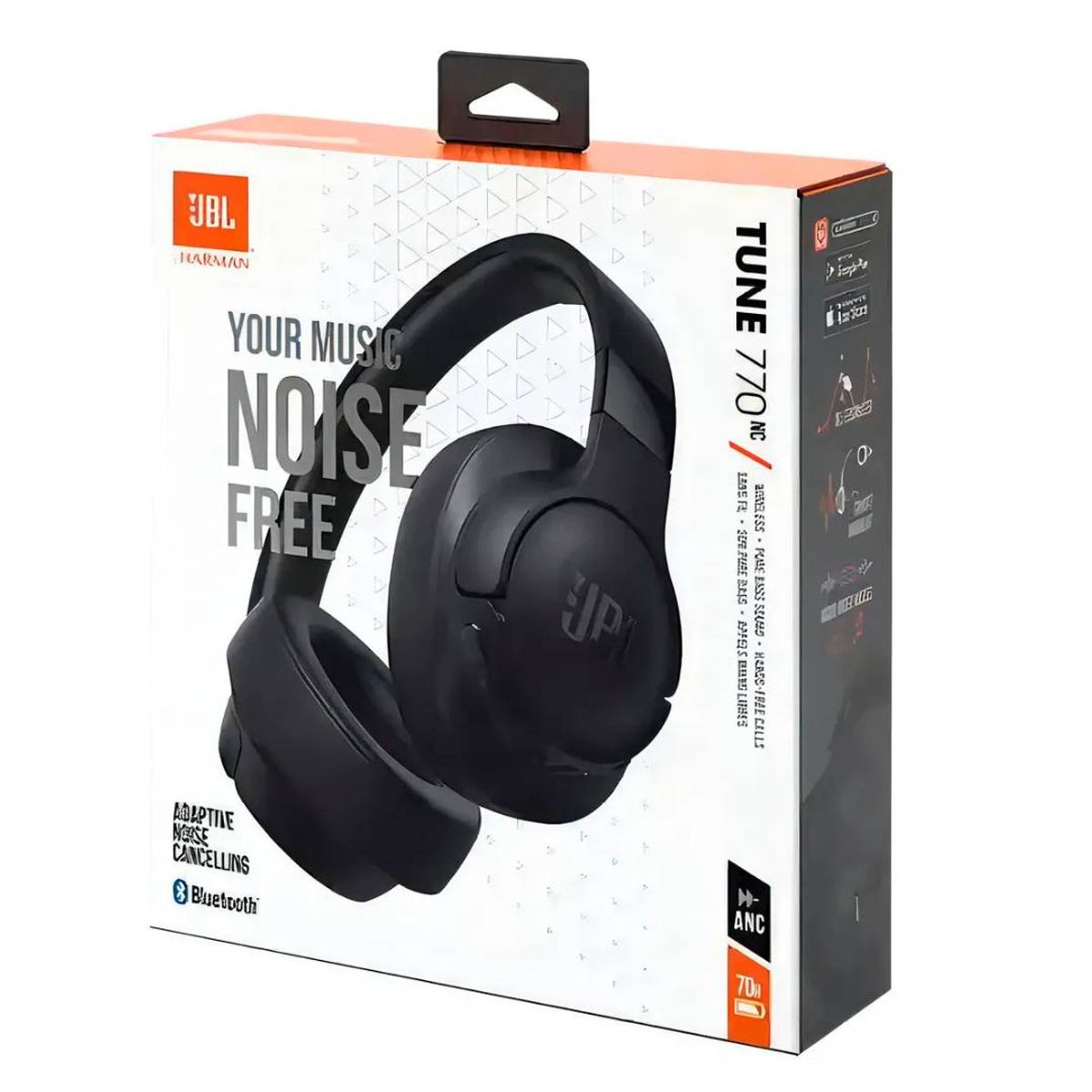 JBL - Auriculares Jbl Con Conector USB  Tune 770 NC Negro