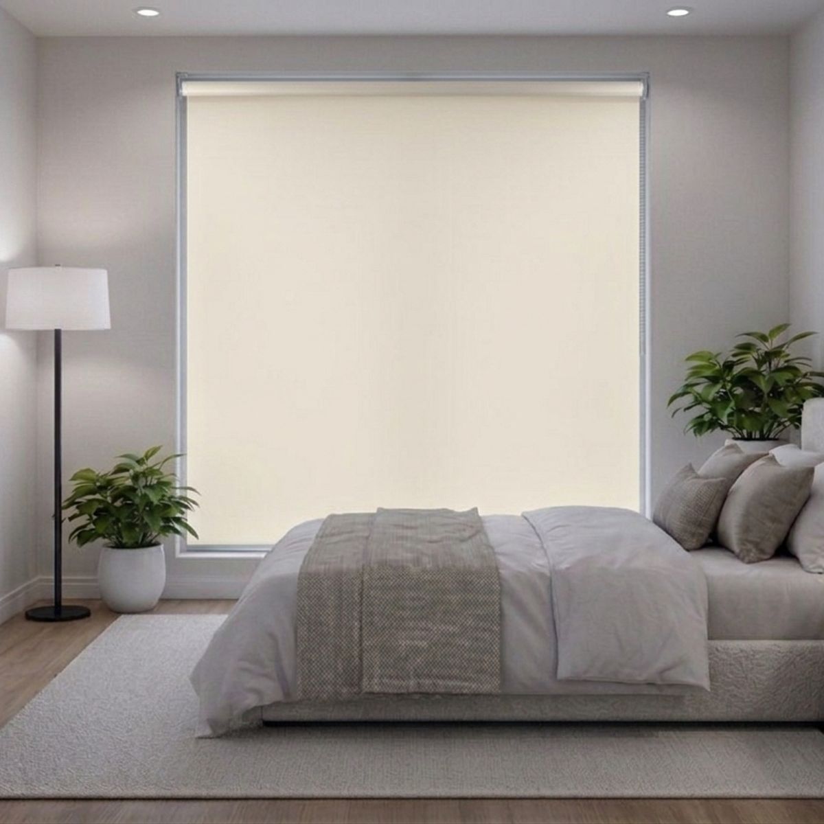 DECOR HOUSE INTEGRALES SAC - Roller Blackout Básico Crema Ancho 110 x Alto 140 cm