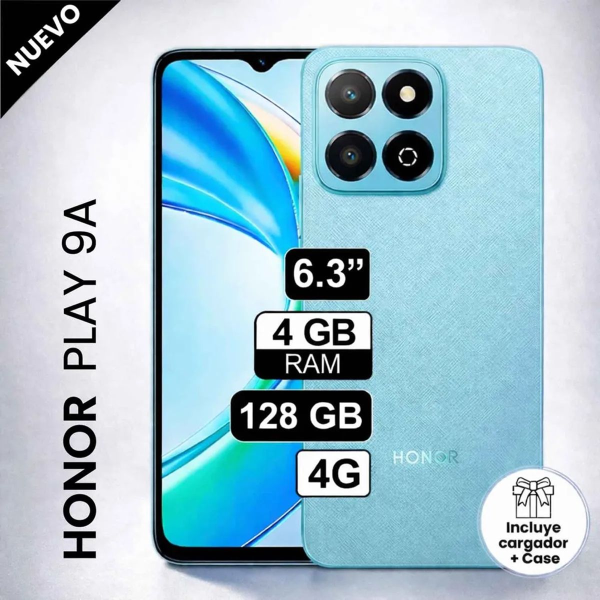 HONOR - CELULAR HONOR PLAY  9a 128GB 4GB RAM AZUL  OCEANO DUAL SIM