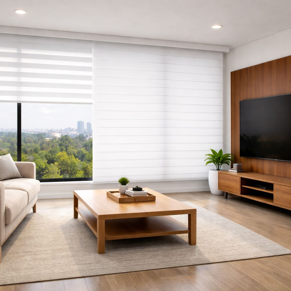 Roller Duo Screen Blanco Ancho 110 x Alto 230 cm, marca DECOR HOUSE INTEGRALES SAC - Foto 2