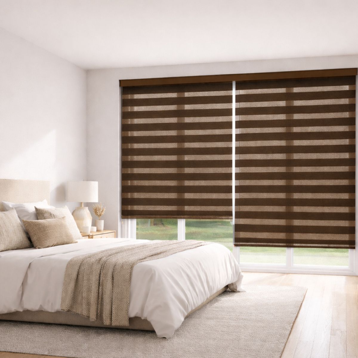 Roller Duo Screen Marrón Ancho 190 x Alto 180 cm, marca DECOR HOUSE INTEGRALES SAC - Foto 2