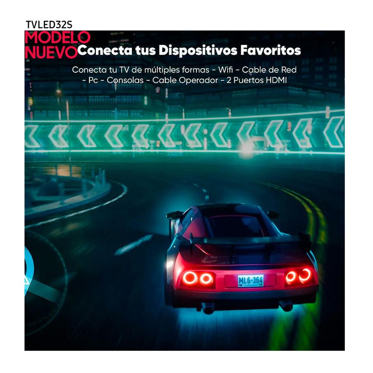 OEM - Televisor Nex 32 Pulg LED HD Smart TV TVLED32S