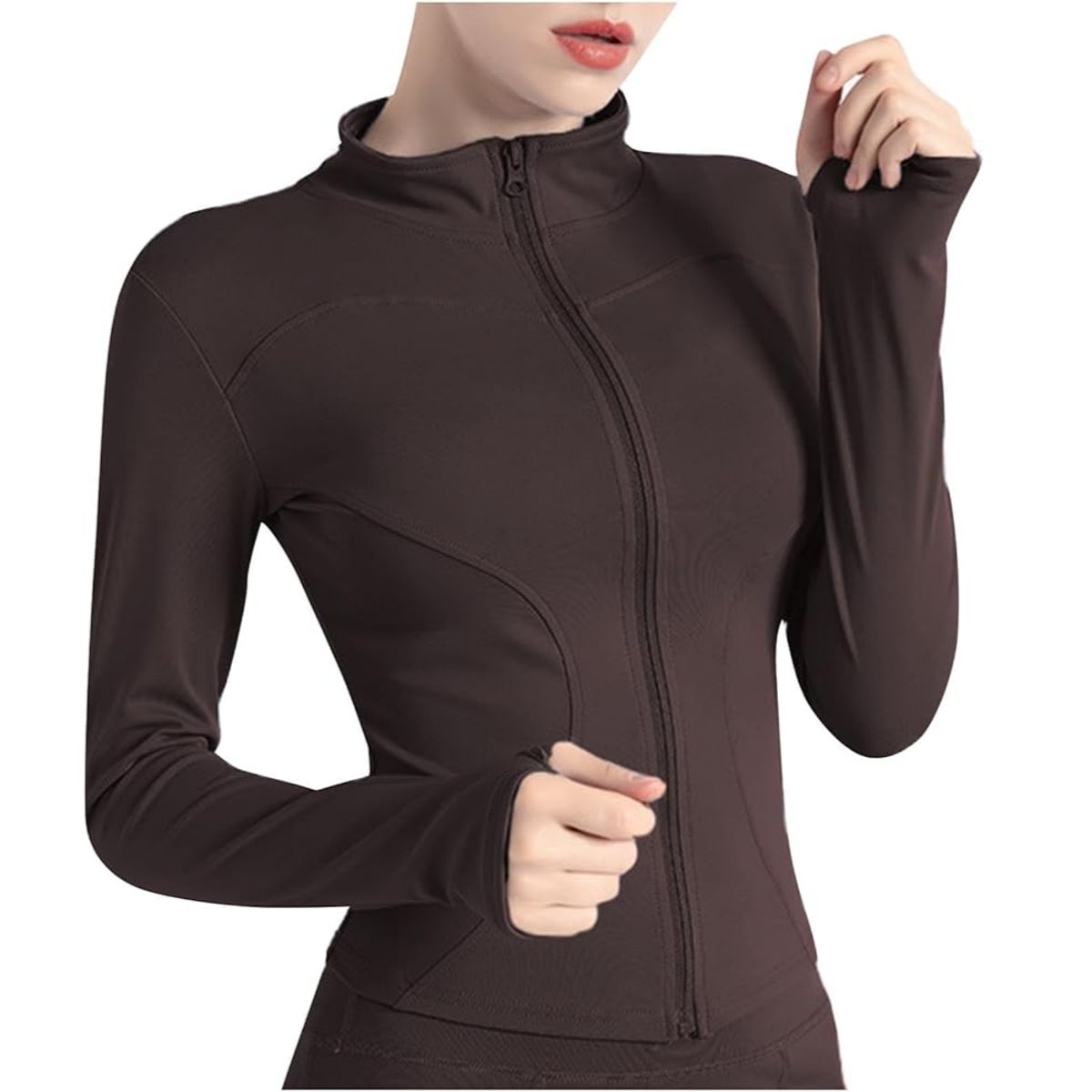 INSPIRA MARKET - Casaca Deportiva Fit con Cierre Frontal para Mujer