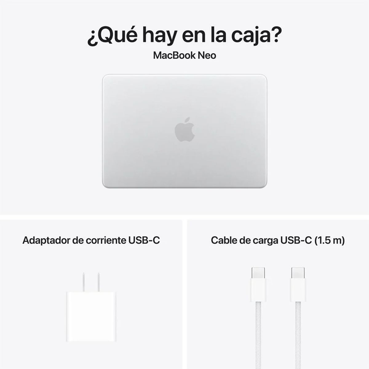 APPLE - Macbook Neo 13” A18 Pro 8GB RAM 512GB Teclado Ingles - Plata