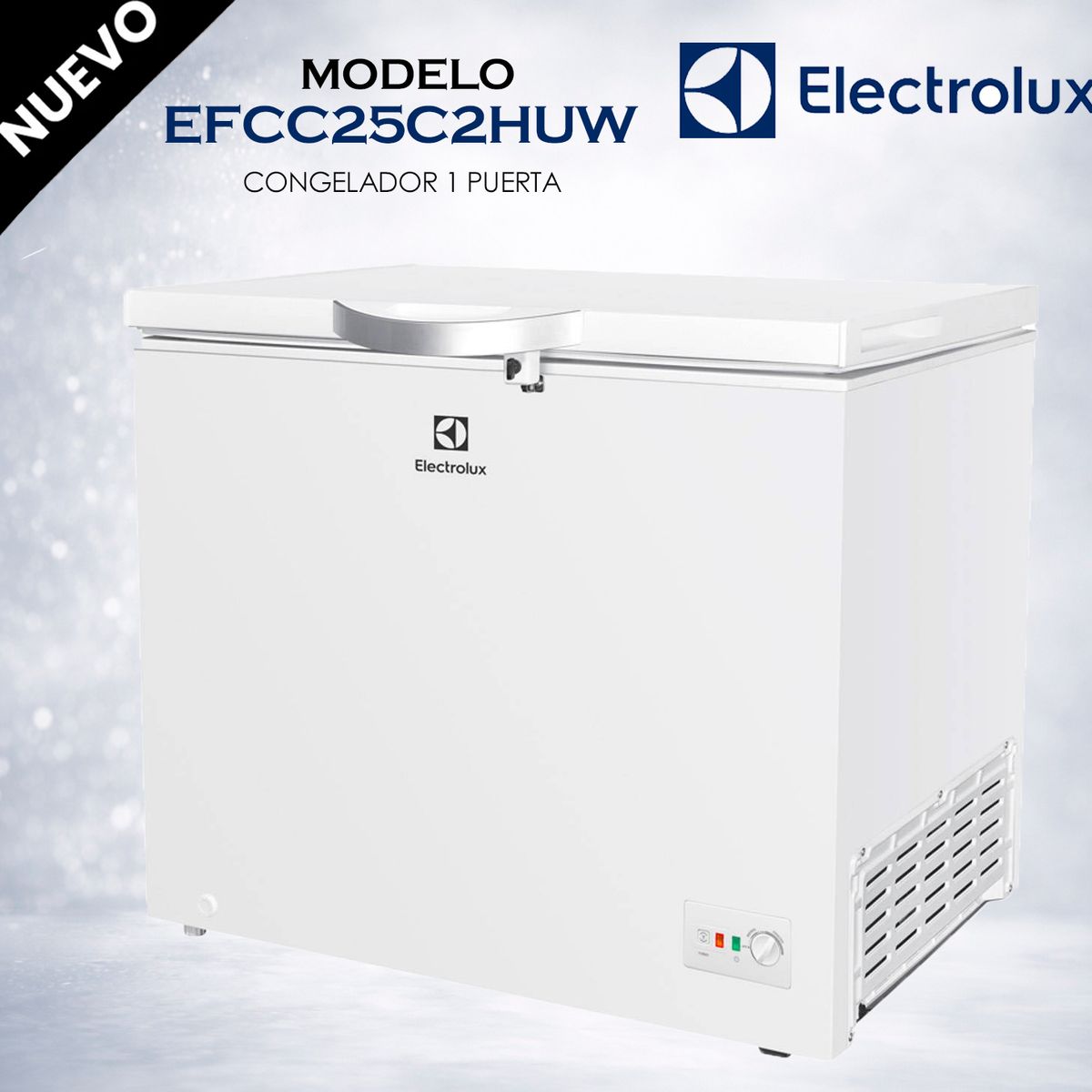 ELECTROLUX - Congelador Electrolux Horizontal Frost 251 Litros EFCC25C2HUW