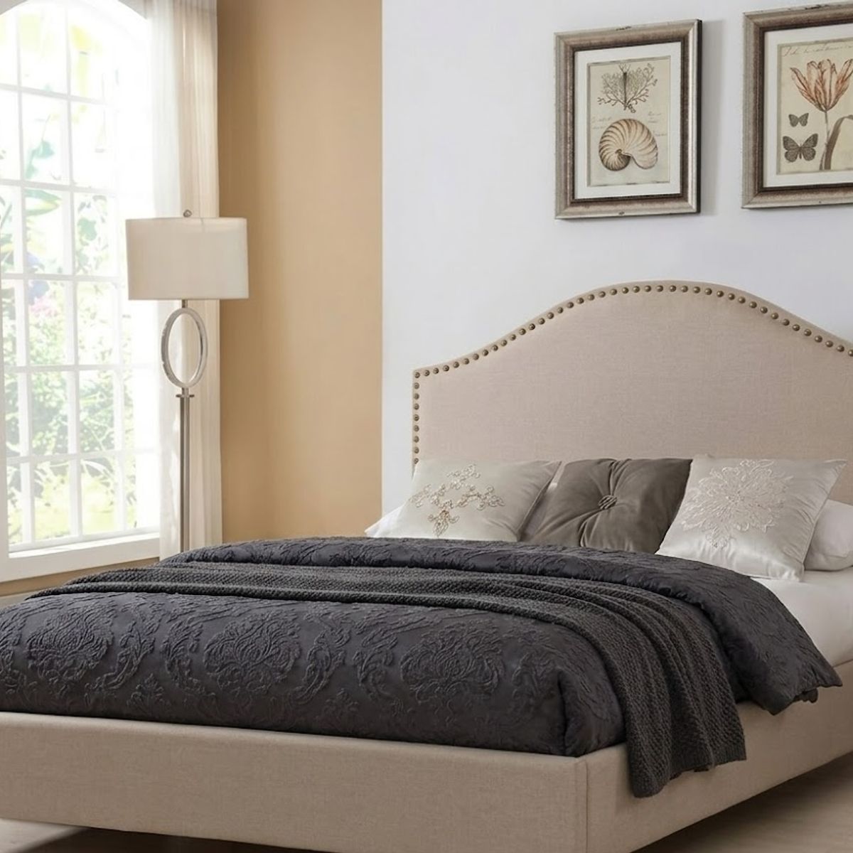 CAMA BOX TARIMA MAURI BEIGE 1.5 PLAZAS, marca GENERICO - Foto Principal