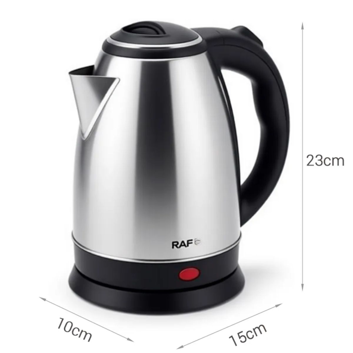 GENERICO - Hervidor 2 Litros Acero Inoxidable de 1500W RAF - R.7816