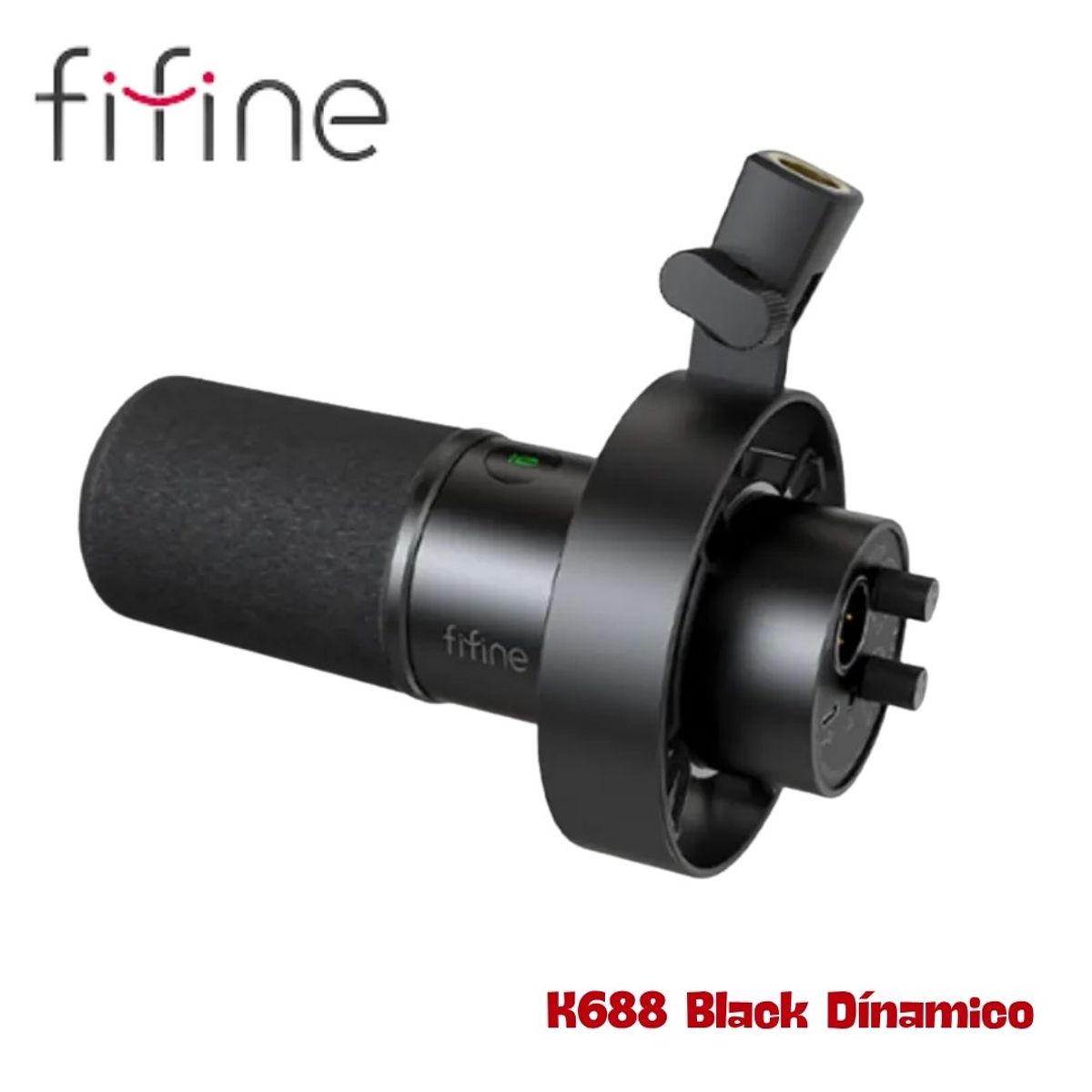 FIFINE - Micrófono Dinamino Fifine K688 NEGRO