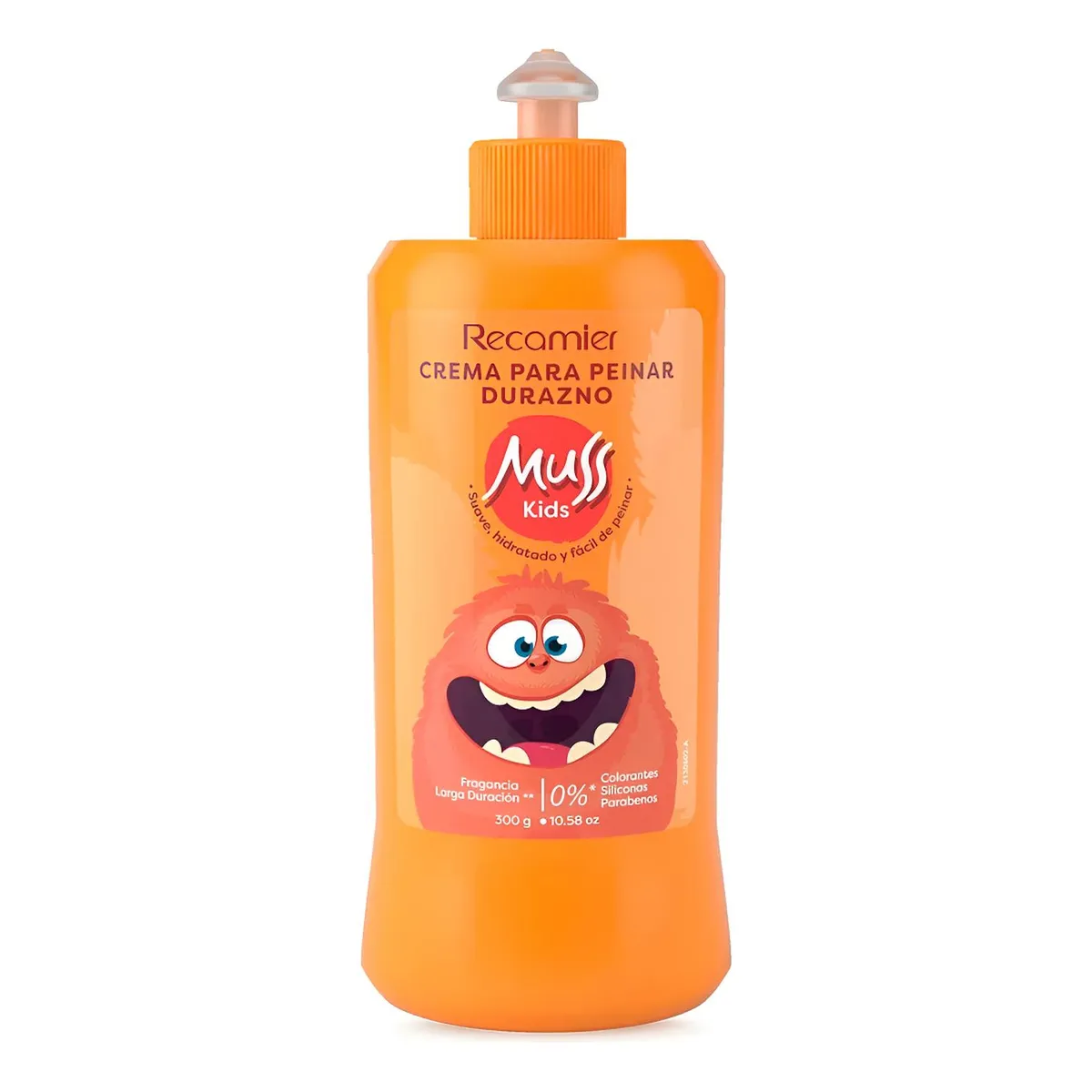 RECAMIER - Crema Para Peinar Muss Kids Durazno 300g