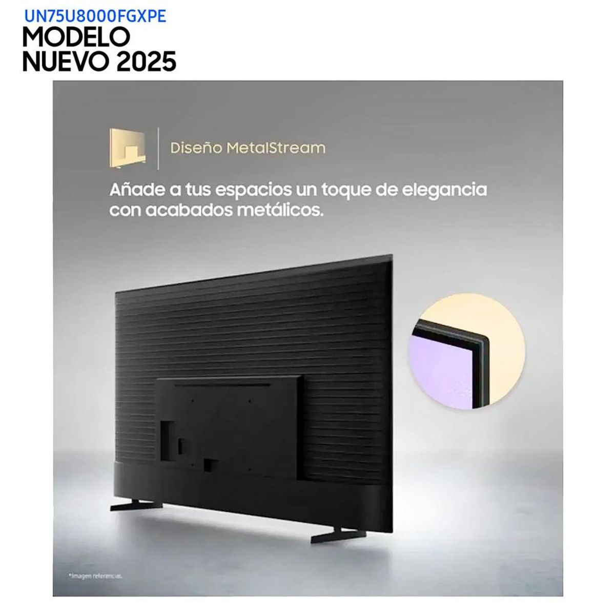 SAMSUNG - Televisor Samsung 75 Pulg. Crystal Smart Tizen TV UHD 4K UN75U8000FG + Soundbar HW-B400