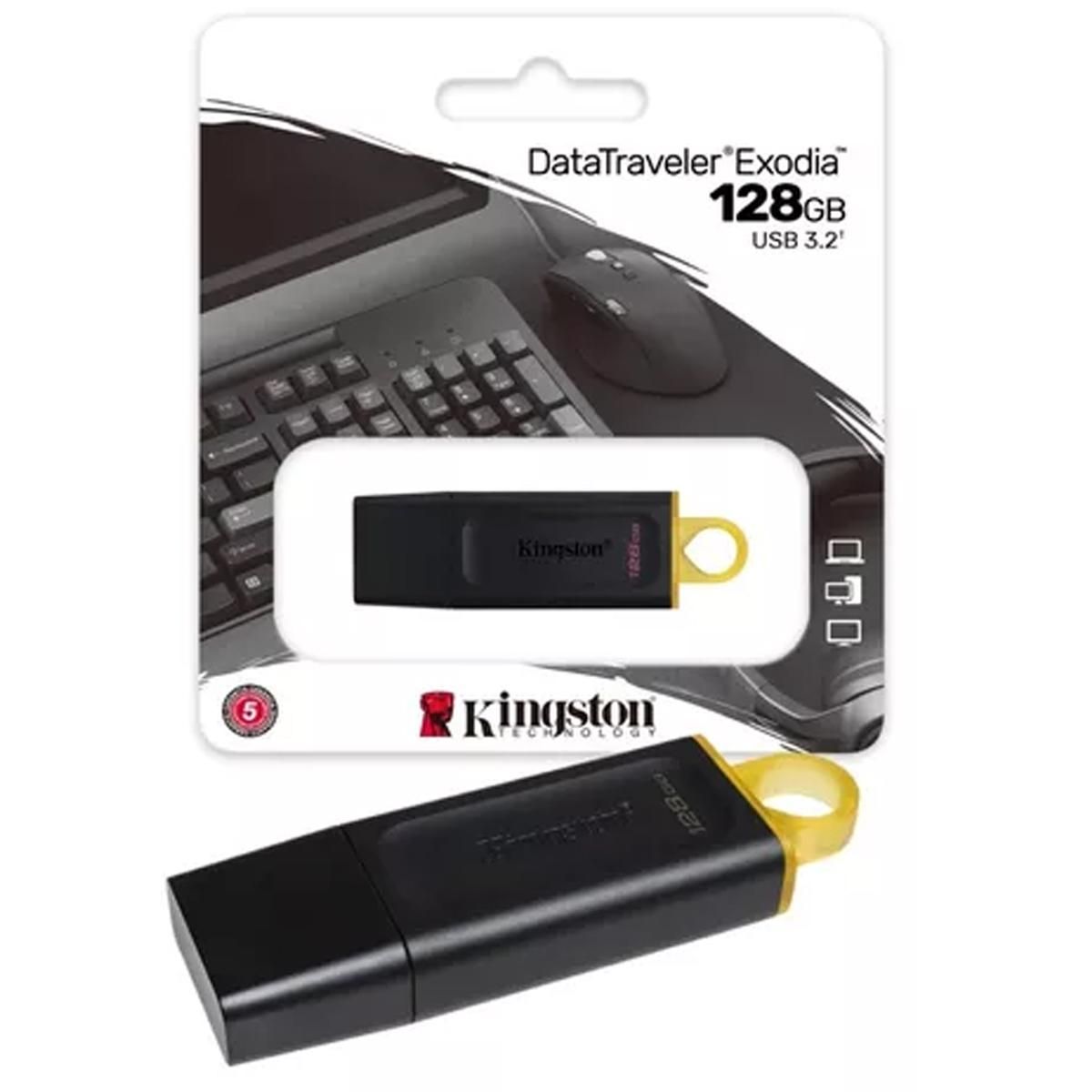 KINGSTON - Memoria USB Kingston DataTraveler Exodia 128GB USB 3.2