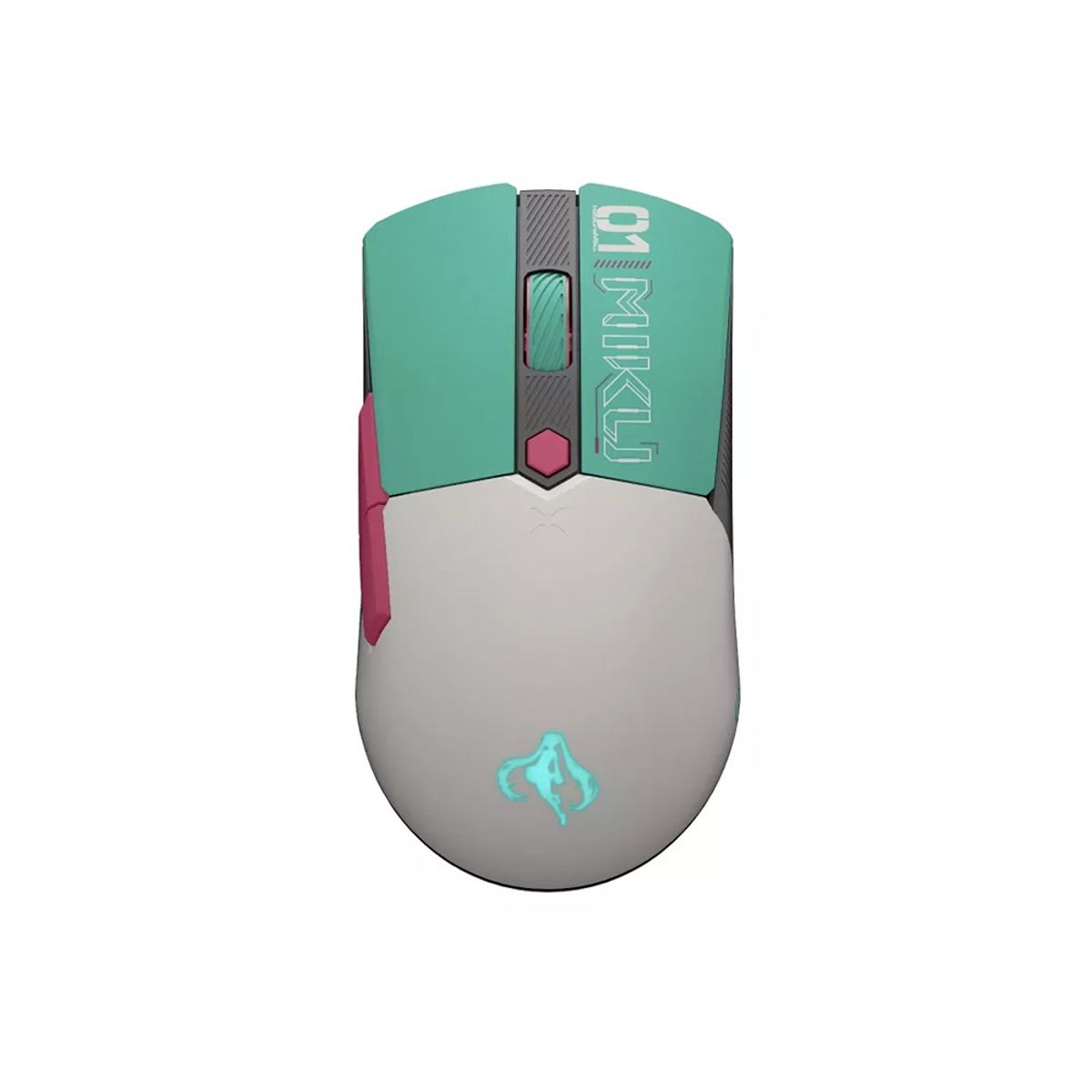 ASUS - Mouse Asus Tuf Gaming Mini Wireless Hatsune Miku Edition Inalámbrico USB optico