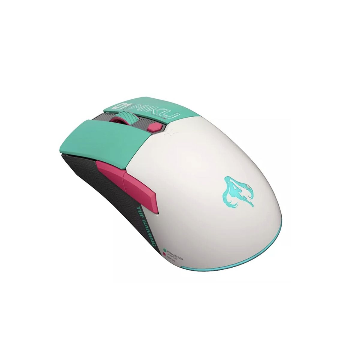 ASUS - Mouse Asus Tuf Gaming Mini Wireless Hatsune Miku Edition Inalámbrico USB optico