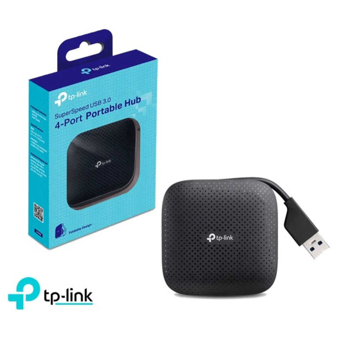 TP LINK - Hub Portátil Tp-Link Uh400 Usb 3.0 Alta Velocidad De 4 Puertos