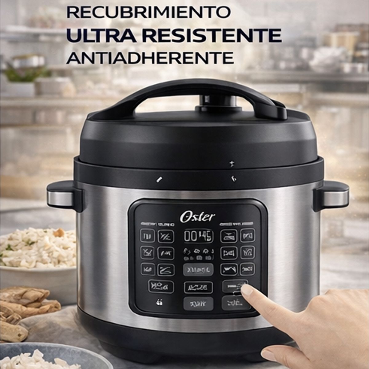 OSTER - Multiolla Oster 5.7L 14 Funciones Olla a Presión Eléctrica Digital CKSTPCECST57DF