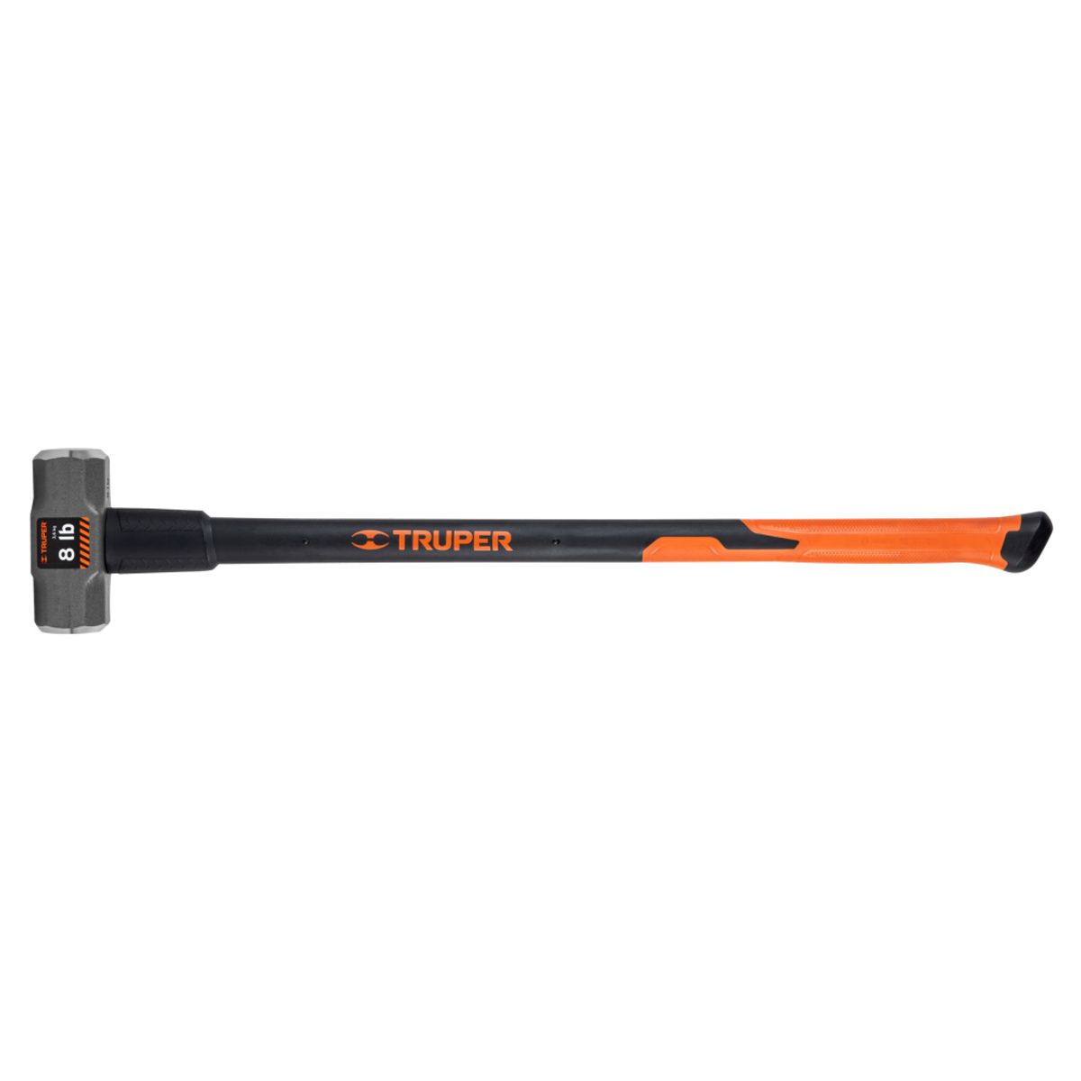 TRUPER - Comba octagonal 8 lb, mango fibra de vidrio 36 pulgadas