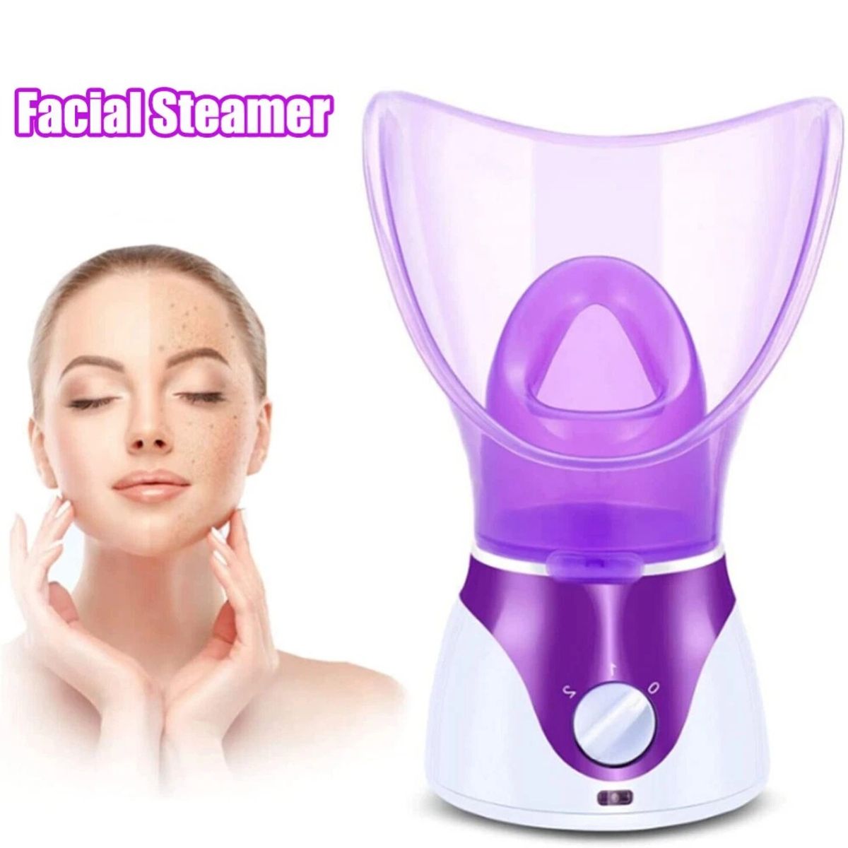 OEM - Mini Vaporizador Facial 2en1 Limpieza e Hidratación Profunda con Aromaterapia