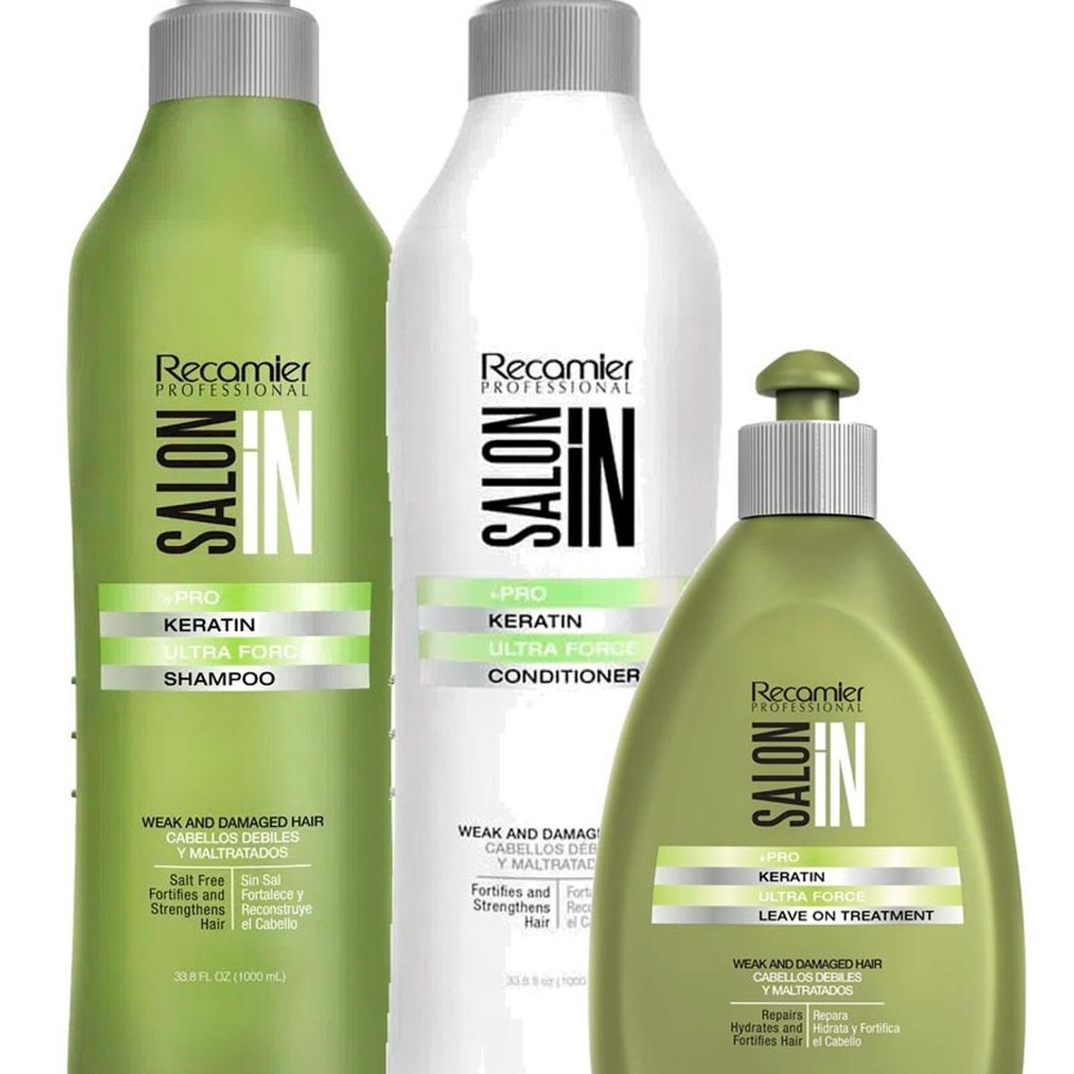 Salon In - Shampoo Con Acondicionador Salon In Keratin Ultra Sin Sal