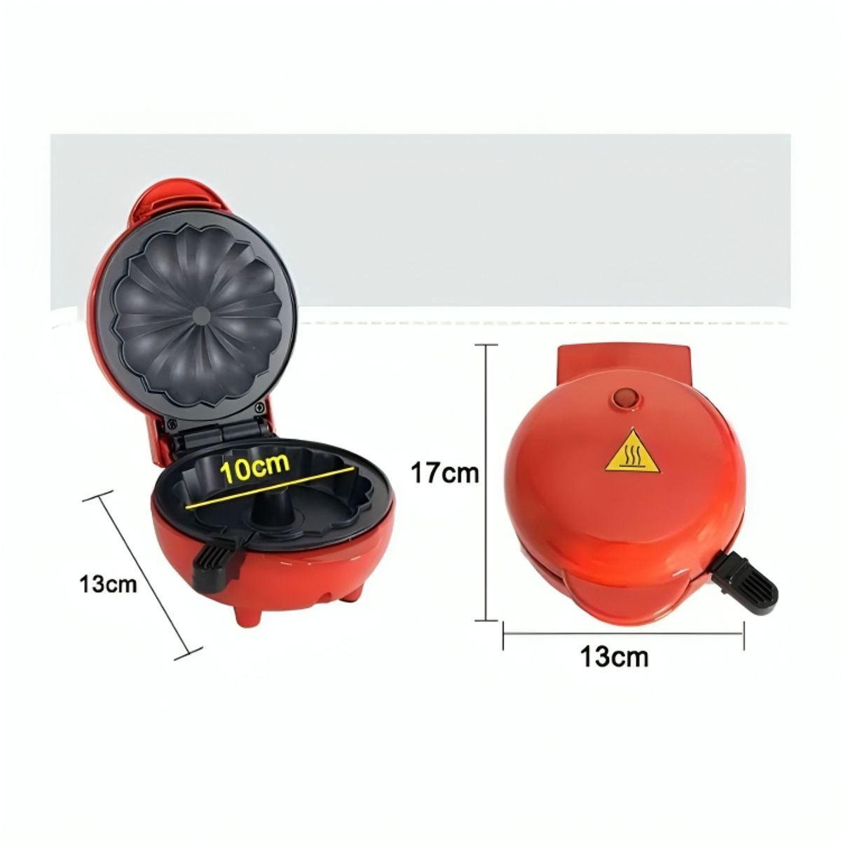 GENERICO - Mini Máquina Eléctrica para Hacer Pasteles Kekes Tortas Antiadherente de 350 W