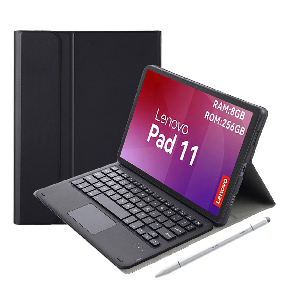 LENOVO - Tablet Lenovo  pad 11 2025 8+256GB  WIFI 2.5K-Gris+Teclado Negro+Lápiz táctil Lenovo