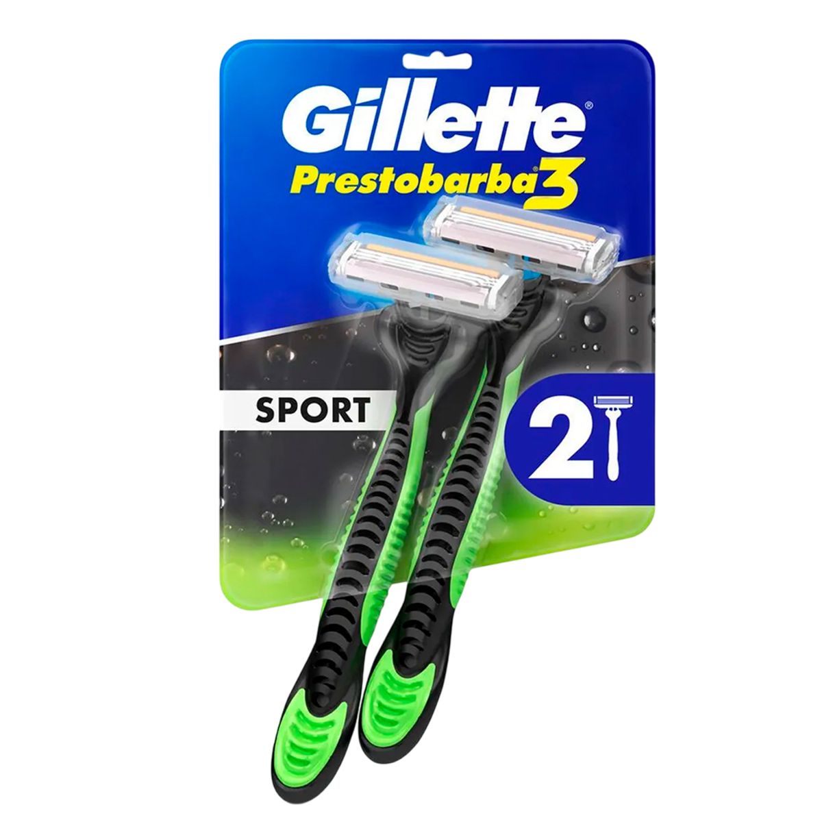 GILLETTE - Maquina de Afeitar Gillette Prestobarba3 Sport 2 Unidades
