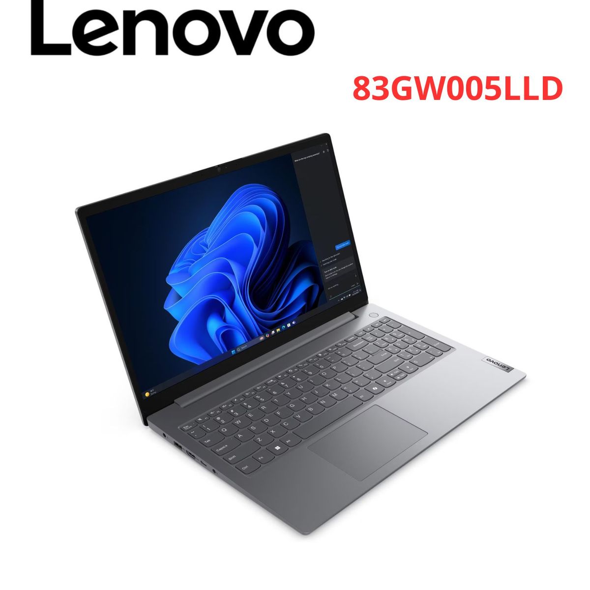 LENOVO - Laptop Lenovo V15 G5 IRL 15.6 FHD, Intel Core i5-13420H, 8GB RAM, 512GB SSD, Color Luna Grey